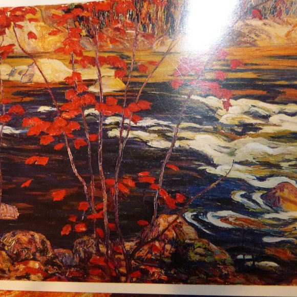 Huge Silk Scarf - A.Y. Jackson 's Red Maple National Gallery of Canada - Picture 10 of 10